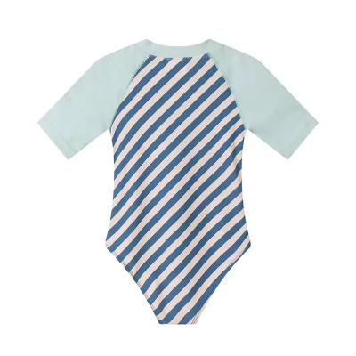 Monnëka Fato Banho Zíper Stripes Blues Tam. S 3-4A | Farmácia d'Arrábida