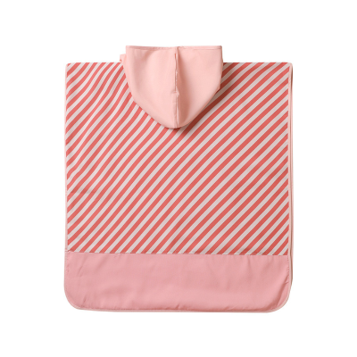 Monnëka Poncho Praia Stripes Bloom & Blush Tam. S 1-3a | Farmácia d'Arrábida