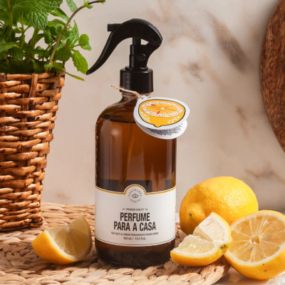 Castelbel Sardinha Perfume para Casa Sal Marinho e Limão 450ml | Farmácia d'Arrábida