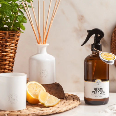 Castelbel Sardinha Perfume para Casa Sal Marinho e Limão 450ml | Farmácia d'Arrábida
