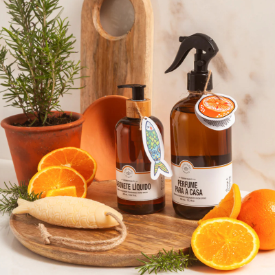 Castelbel Sardinha Perfume para Casa Laranja & Alecrim 450ml | Farmácia d'Arrábida