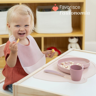 Chicco Prato Coração Silicone com Ventosa Azul 9M+ | Farmácia d'Arrábida