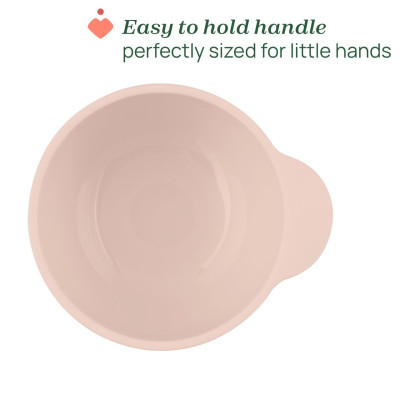 Chicco Easy Bowl Tigela Silicone Ventosa Rosa 6M+ | Farmácia d'Arrábida
