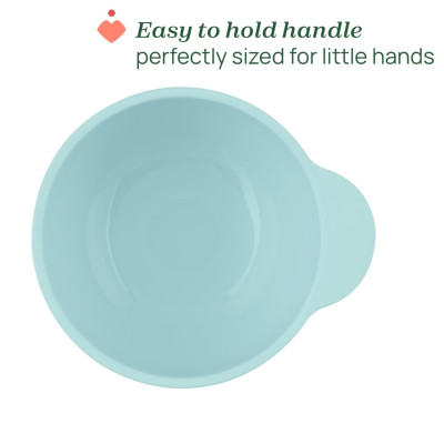 Chicco Easy Bowl Tigela Silicone Ventosa Azul 6M+ | Farmácia d'Arrábida