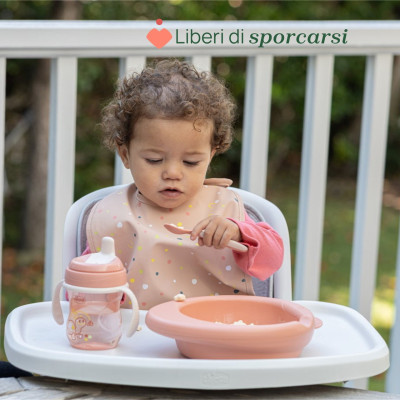 Chicco Babetes Tecido Impermeável 6M+ Rosa 2un | Farmácia d'Arrábida