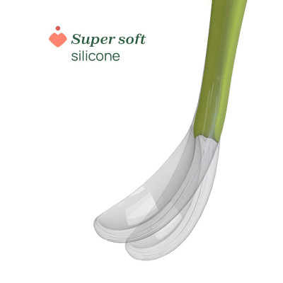 Chicco Colher Silicone Macio Azul 6M+ Pack 2un | Farmácia d'Arrábida