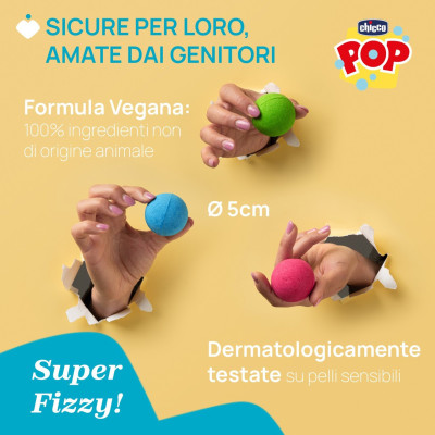 Chicco Pop Bombas Banho Efervescentes Pack 3 | Farmácia d'Arrábida