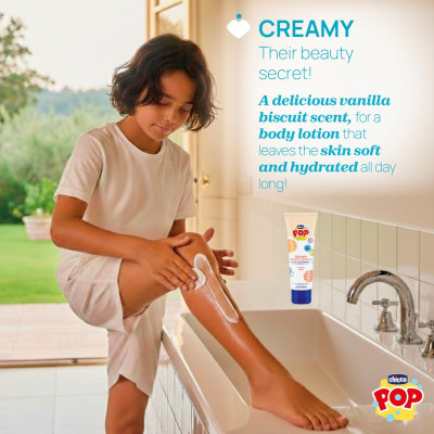 Chicco Pop Creme Corpo Baunilha 150ml | Farmácia d'Arrábida