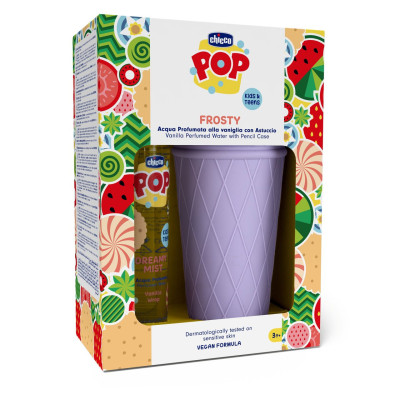 7585018 Chicco Pop Frosty Água Perfumada Baunilha + Estojo Gelado | +3 Anos