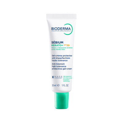7599324 Bioderma Sébium Kerato+ Gel-Creme SPF30 30ml | 3 em 1 Anti-Acne