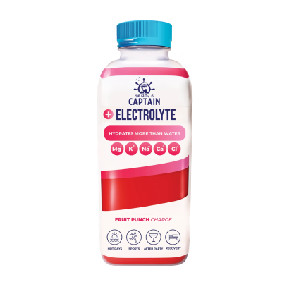 5600821268297 Captain Electrolyte Fruit Punch 600ml | Reidratação Inspirada IV