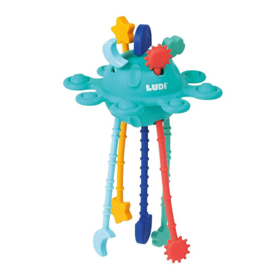 Ludi Zippy Toy Chocalho Sensorial Silicone +10M | Pop + Dentição