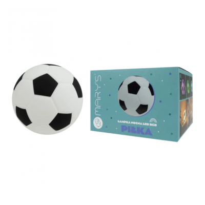 5906555612895 Mary's Luz LED Bola Futebol Silicone | RGB + Branco Quente USB-C