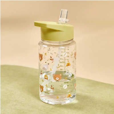 Miniland Garrafa Kiddie Explorer 450ml Palhinha  | Farmácia d'Arrábida