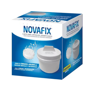 6221150 Novafix Caixa Higienização Prótese Dentária | Limpeza Diária