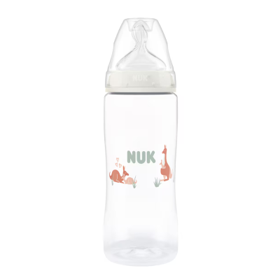 7580498 NUK Biberão First Choice Silicone Branco XL +6 Meses 360ml | Ideal para cereais e líquidos