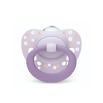 NUK Chupeta First Choice Dia e Noite Roxo 0-6M x2 | Farmácia d'Arrábida