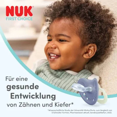 NUK Chupeta First Choice Dia e Noite Roxo 0-6M x2 | Farmácia d'Arrábida