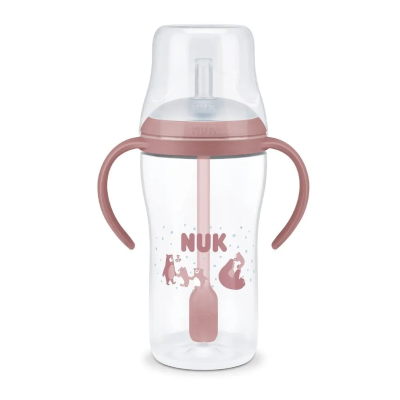 7579300 Nuk Copo Aprendizagem Perfect Match com Palhinha Rosa 260ml +8 Meses