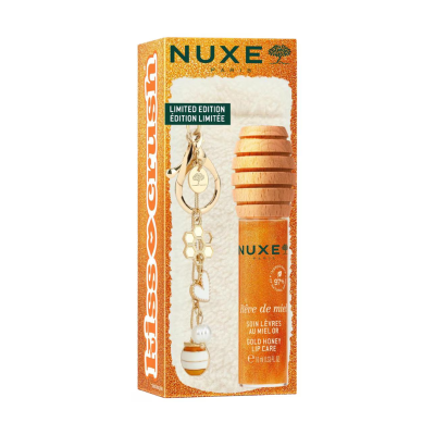 3264680051227 Nuxe Kiss&Crush Reve de Miel Gold Honey Sérum Labial | Gloss Dourado + Charms