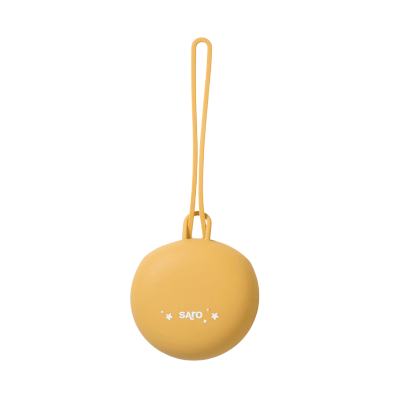 Saro Caixa Porta Chupeta Silicone Mostarda