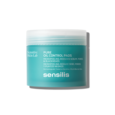 7635581 Sensilis Pure Oil-Control Pads Discos 60 Uni. | Mandélico + Salicílico