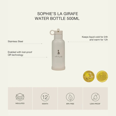 Sophie La Girafe Citron Garrafa Térmica 500ml | Farmácia d'Arrábida