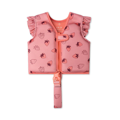 8721197418301 Swim Essentials Colete Natação  Strawberry Fields 1-2 Anos | 11-15kg CE