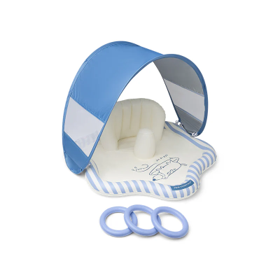 8721197418080 Swim Essentials Tapete Água para Bebé  Blue Surfer 76cm