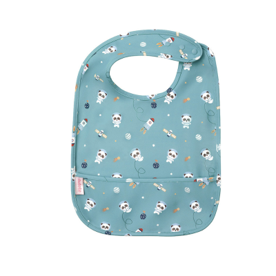 8434149171116 Tutete Babete Impermeável c/ Bolso Pandas In Space +6Meses