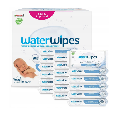 5099514400036 Waterwipes Toalhitas Bebé Box 18x60 Unidades