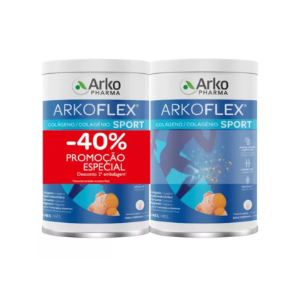 Arkoflex Colagénio Sport Pó 2x390g -40% 2ªUni  | Farmácia d'Arrábida