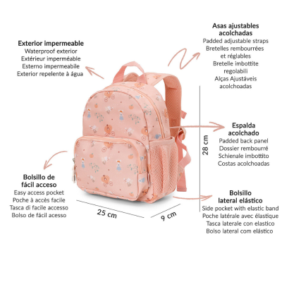 Tutete Mochila Infantil Mouse Fairies 28cm | Farmácia d'Arrábida