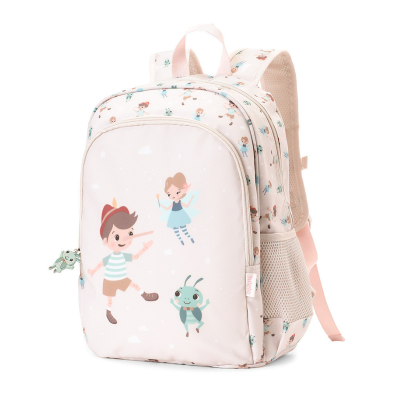 Tutete Mochila Escolar Média c/ Porta Chaves The Wooden Boy 39cm | Farmácia d'Arrábida