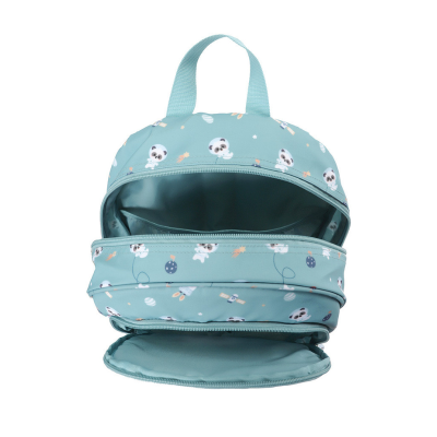 Tutete Mochila Escolar Média c/ Porta Chaves Pandas in Space 39cm | Farmácia d'Arrábida