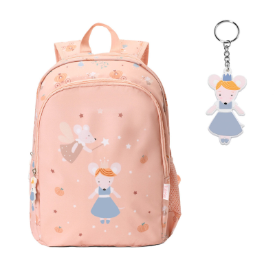 8434149354892 Tutete Mochila Escolar Média c/ Porta Chaves Mouse Fairies 39cm