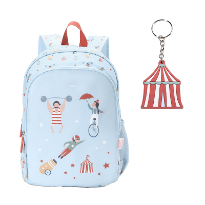 8434149824937 Tutete Mochila Escolar Média c/ Porta Chaves Circus Show 39cm