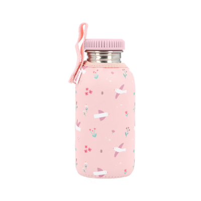 8434149396632 Tutete Garrafa Aço Inoxidável c/Forro Blossom Birds 500ml