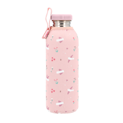 8434149584770 Tutete Garrafa Aço Inoxidável c/Forro Blossom Birds 750ml