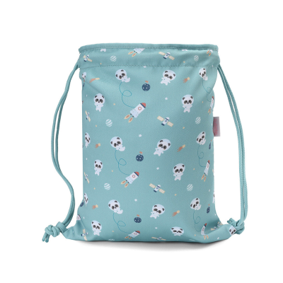 Tutete Mochila Saco de Tecido Impermeável Pandas In Space 34.5cm | Farmácia d'Arrábida