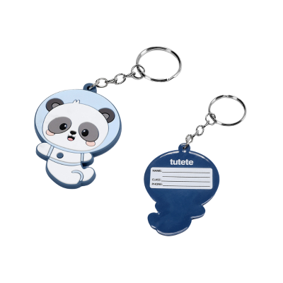 8434149791277 Tutete Pack 3 Chaveiros Silicone Pandas In Space
