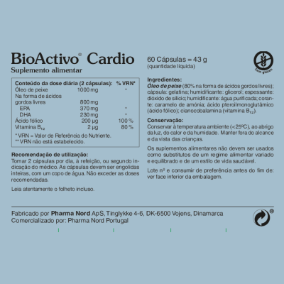 BioActivo Cardio Ómega-3 Pack Económico x150 Cáps. | Farmácia d'Arrábida