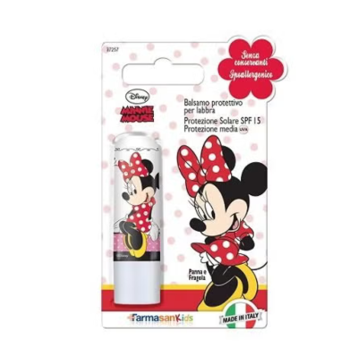8003921372579 Farmasan Bálsamo Labial Disney Minnie SPF15 4,8g | Morango