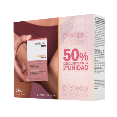 7616409 Cumlaude Prebiotic Óvulos 2x10 c/ 50% Desc. 2ªUn | Flora Vaginal