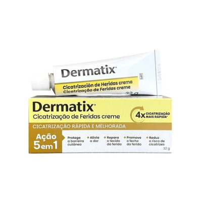 7612416 Dermatix Cicatrização de Feridas Creme 32g | 4x Mais Rápido 5em1