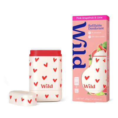 7640730
Wild Desodorizante Corações + Recarga Toranja & Lima 40g