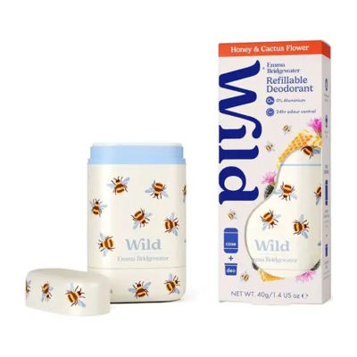 5060968414887 Wild Desodorizante Abelhas + Recarga Mel & Cacto 40g