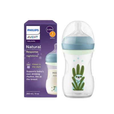 7615245 Philips Avent Biberão Nighttime Natural Response 260ml 3-6 Meses