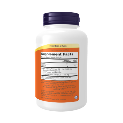 NOW Evening Primrose Oil 1000mg 90 Cápsulas | Farmácia d'Arrábida