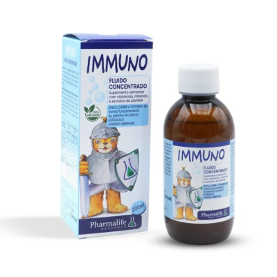 7619049 Immuno Fluido Concentrado Suspensão 200ml | Suporte Imunitário Infantil